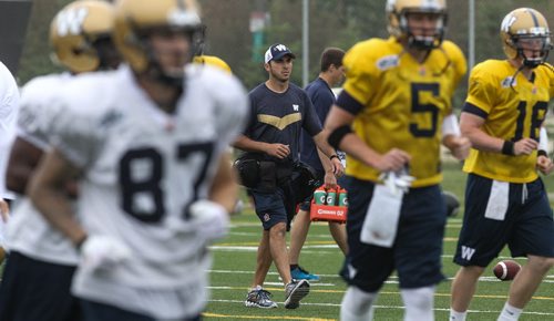 Alain Couture, Head Athletic Therapist, during Winnipeg Blue Bombers practice Sunday morning. 150614 - Sunday, June 14, 2015 -  MIKE DEAL / WINNIPEG FREE PRESS