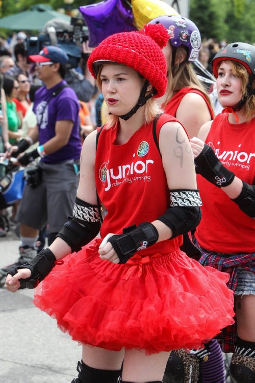 Hundreds showed up to take part in the 28th Anniversary of the Winnipeg Pride Parade Sunday afternoon. 150614 - Sunday, June 14, 2015 -  MIKE DEAL / WINNIPEG FREE PRESS