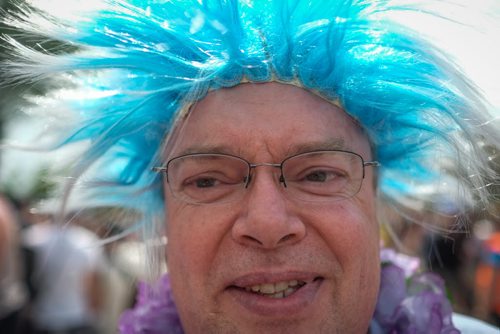 Jim Price is all smiles as he takes part in the 28th Anniversary of the Winnipeg Pride Parade Sunday afternoon. 150614 - Sunday, June 14, 2015 -  MIKE DEAL / WINNIPEG FREE PRESS