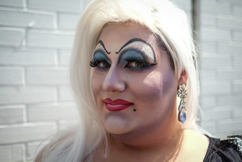 Cake is all smiles as she takes part in the 28th Anniversary of the Winnipeg Pride Parade Sunday afternoon. 150614 - Sunday, June 14, 2015 -  MIKE DEAL / WINNIPEG FREE PRESS