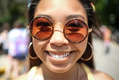 Kim Truong is all smiles as she takes part in the 28th Anniversary of the Winnipeg Pride Parade Sunday afternoon. 150614 - Sunday, June 14, 2015 -  MIKE DEAL / WINNIPEG FREE PRESS