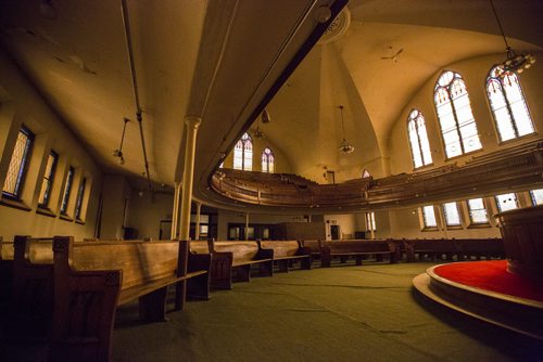 The Heritage North End Church in Winnipeg is up for sale for less than the price of a starter home on Tuesday, June 16, 2015.  The church, which was built in 1907, is in need of many repairs. Mikaela MacKenzie / Winnipeg Free Press
St. Giles Church was built in 1908.
