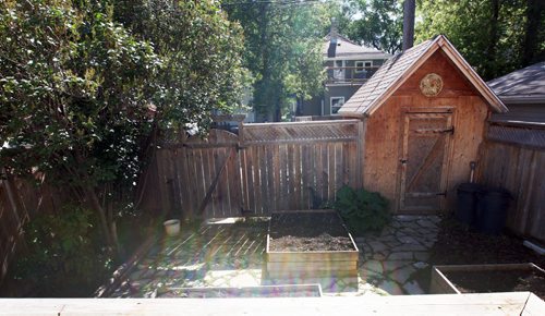 295 Aubrey Street in Wolseley.Rear yard- See Todd Lewys story- June 16, 2015   (JOE BRYKSA / WINNIPEG FREE PRESS)