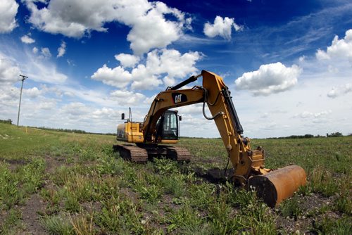 St. Adolphe is expanding its dike at a cost of $7 m to allow for urban sprawl. It has not been able to grow like Ste. Agathe because of the tighter dike, even though it's closer to Wpg. Photo taken near the area that will have the expansion. BORIS MINKEVICH/WINNIPEG FREE PRESS June 16, 2015