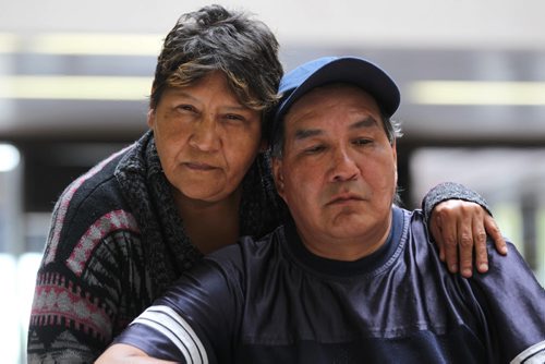 Couple are forced out of their home without their kids in Nelson House.  Names withheld due to CFS issue. See Alex Paul story for details.   June 16, 2015 Ruth Bonneville / Winnipeg Free Press