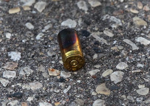 Police have tapped off a large area around Legends Bar & Grill near the Courts of St James apartments at Portage Ave and Woodhaven Blvd after reports of shots fired at 5 AM in the area - Shell casing seen in area- Breaking News- June 17, 2015   (JOE BRYKSA / WINNIPEG FREE PRESS)