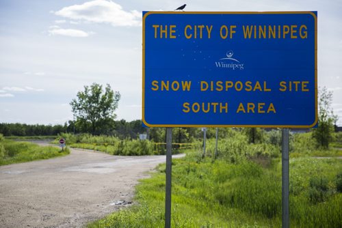The snow removal site that is slated to be redeveloped in Winnipeg on Thursday, June 18, 2015.  Mikaela MacKenzie / Winnipeg Free Press