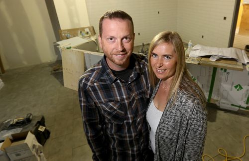 Troy and Coralee Turner, owners of Freshii, a healthy fast food chain opening soon, Friday, June 19, 2015. (TREVOR HAGAN/WINNIPEG FREE PRESS) - for Martin Cash