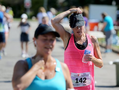 Participants in the Manitoba Marathon, Sunday, June 21, 2015. (TREVOR HAGAN/WINNIPEG FREE PRESS)