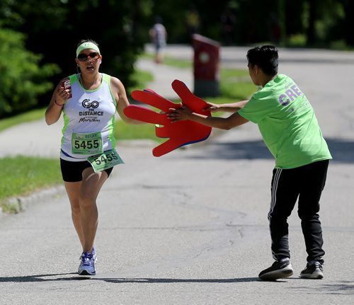 Runners on Kingston Row. Participants in the Manitoba Marathon, Sunday, June 21, 2015. (TREVOR HAGAN/WINNIPEG FREE PRESS)