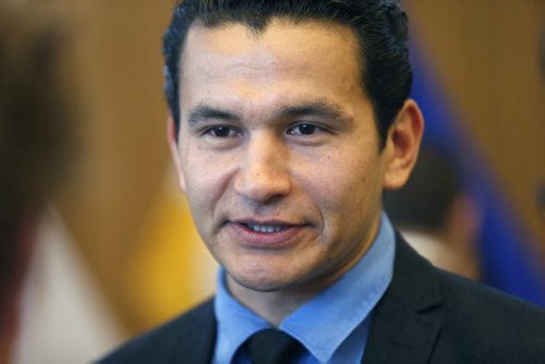 Wab Kinew will be one of the members of the Mayors Indigenous Advisory Circle to advise on policies the City of Winnipeg can implement to continue to build awareness, bridges and understanding between the Aboriginal and non-Aboriginal community the Mayor announced  Monday morning at City Hall.  Aldo Santin story. Wayne Glowacki / Winnipeg Free Press June 22  2015