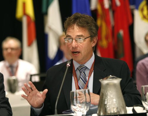 Tom Nevakshonoff, Manitoba Conservation and Water Stewardship Minister at the Canadian Council of Ministers of the Environment meeting in Winnipeg.   Mary Agnes Welch / Larry Kusch stories. Wayne Glowacki / Winnipeg Free Press June 23  2015