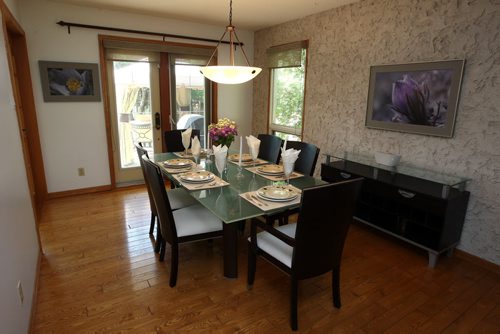 78 St. Michaels Road in St. Vital. Realtor Lynda Mackie. Back dining room. BORIS MINKEVICH/WINNIPEG FREE PRESS June 23, 2015