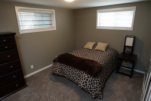 78 St. Michaels Road in St. Vital. Realtor Lynda Mackie. Basement bedroom. BORIS MINKEVICH/WINNIPEG FREE PRESS June 23, 2015