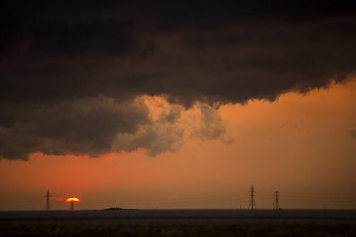 A storm moves through the prairies just outside of Winnipeg on Saturday, June 27, 2015.   Mikaela MacKenzie / Winnipeg Free Press