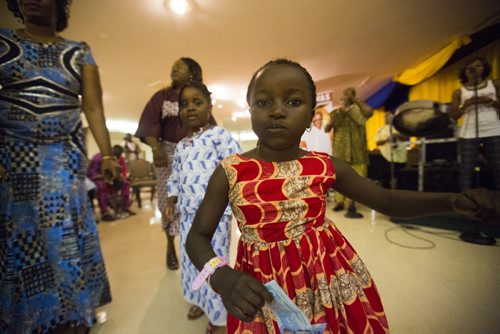 Derinsola, 6, dances at a multicultural celebration put on by the Nigeria Canada Congress of Manitoba on Saturday, June 27, 2015.   Mikaela MacKenzie / Winnipeg Free Press