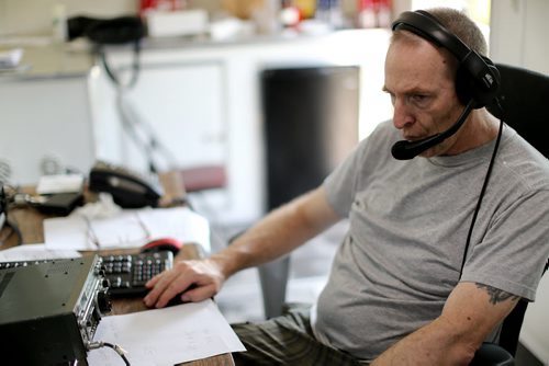 John Erwin at CMU. The Winnipeg Amateur Radio Club holding a Field Day, part of a continent-wide exercise to demonstrate emergency communications ability, Sunday, June 28, 2015. (TREVOR HAGAN/WINNIPEG FREE PRESS) See kelly taylor for more info. he's a member. was there.