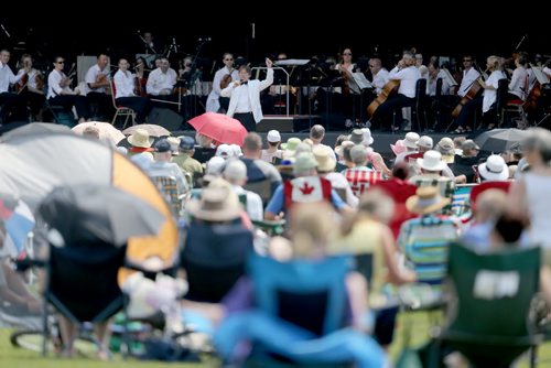 The WSO performs in Assiniboine Park, Sunday, June 28, 2015. (TREVOR HAGAN/WINNIPEG FREE PRESS)