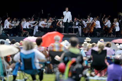 The WSO performs in Assiniboine Park, Sunday, June 28, 2015. (TREVOR HAGAN/WINNIPEG FREE PRESS)