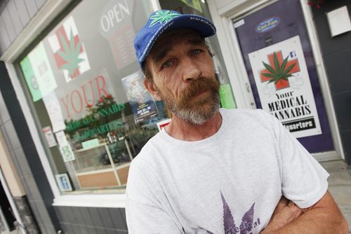 June 29, 2015 - 150629  -  Glenn Price is photographed outside his new  medical cannibis store in Winnipeg Monday, June 29, 2015. John Woods / Winnipeg Free Press