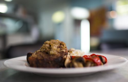 The meatloaf at Cafe 1958, a retro-styled cafe in Wolseley, on Monday, June 29, 2015.   Mikaela MacKenzie / Winnipeg Free Press