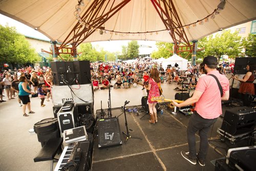 People celebrate Canada Day at the Forks on Wednesday, July 1, 2015. Mikaela MacKenzie / Winnipeg Free Press