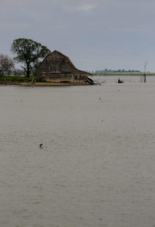 Areas of Devil's Lake, North Dakota where water levels have risen so high they've taken over land, and forced the need to raise Highway 19.   See story by Mary Agnes Welch June 20, 2015 - MELISSA TAIT / WINNIPEG FREE PRESS