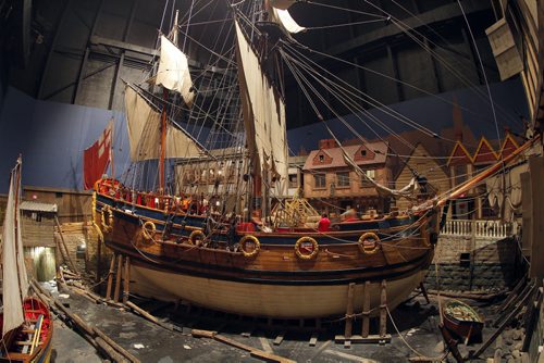 The Manitoba Museum. The Nonsuch, a full-size 17th century sailing vessel. BORIS MINKEVICH/WINNIPEG FREE PRESS July 1, 2015