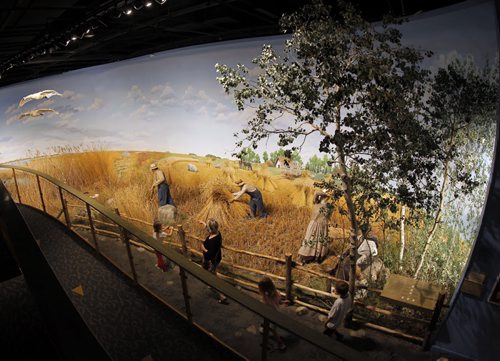 The Manitoba Museum. There are several life size scenes of how Manitoba's lived in the old days. BORIS MINKEVICH/WINNIPEG FREE PRESS July 1, 2015