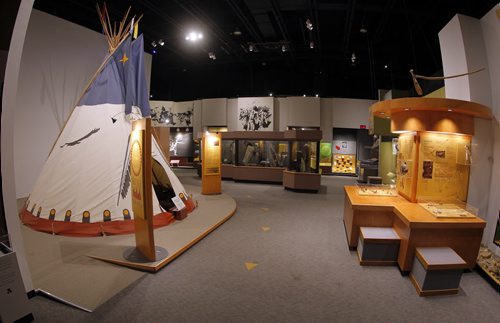 The Manitoba Museum. This aboriginal exhibit has a real tipi and old photos of First Nations people in Manitoba. BORIS MINKEVICH/WINNIPEG FREE PRESS July 1, 2015