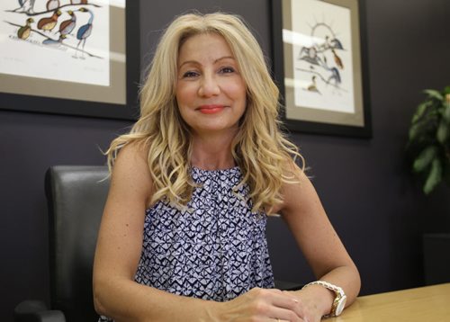 Heather Berthelette is the chief operating officer of the scaled-back , more humble Tribal Councils Investment Group which is just about finished re-structuring-See Martin Cash story- July 03, 2015   (JOE BRYKSA / WINNIPEG FREE PRESS)
