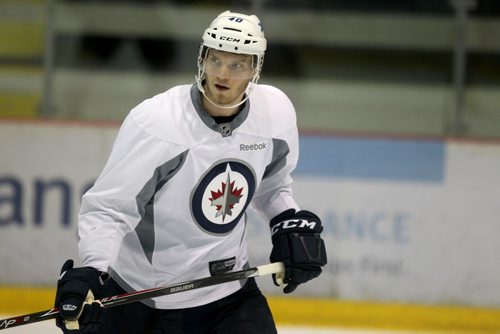 Jets development camp player #40 Joel Armia practices on ice at IcePlex Saturday morning.  See Tim Campbell story.  July 04, 2015 Ruth Bonneville / Winnipeg Free Press