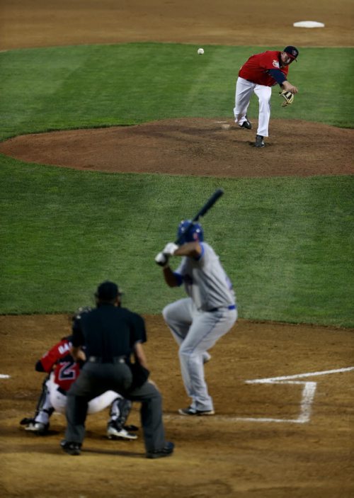 Tony Smith pitches for the Winnipeg Goldeyes as they play against the Ottawa Champions, Saturday, July 4, 2015. (TREVOR HAGAN/WINNIPEG FREE PRESS)