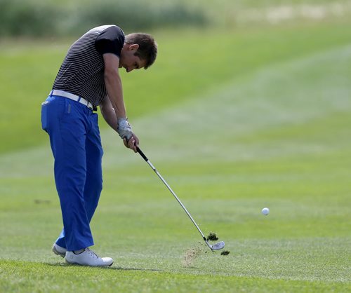 Brett Thompson tries to qualify for the Players Cup, during a qualifying round at Southwood, Monday, July 6, 2015. (TREVOR HAGAN/WINNIPEG FREE PRESS)