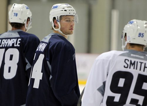 Jets development camp #54 Tucker Poolman. BORIS MINKEVICH/WINNIPEG FREE PRESS July 6, 2015