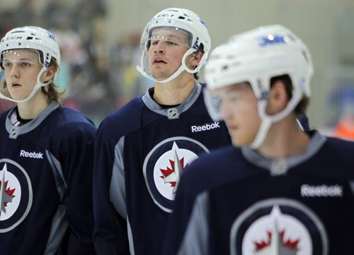 Jets development camp #54 Tucker Poolman. BORIS MINKEVICH/WINNIPEG FREE PRESS July 6, 2015