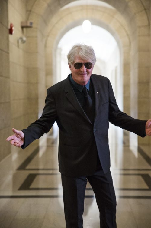 Tom Cochrane strikes a pose before attending a ceremony where he received the Order of Manitoba at the Manitoba Legislative Building in Winnipeg on Thursday, July 9, 2015.   Mikaela MacKenzie / Winnipeg Free Press