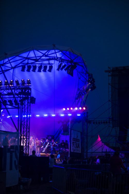 Matt Anderson and the Mellotones play on the main stage at the Winnipeg Folk Festival in Birds Hill Park on Friday, July 10, 2015.   Mikaela MacKenzie / Winnipeg Free Press