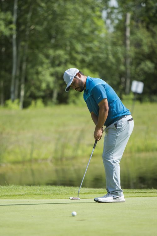J.J. Spaun plays gold during the Players Cup at the Pine Ridge Golf Club on Saturday, July 11, 2015.   Mikaela MacKenzie / Winnipeg Free Press
