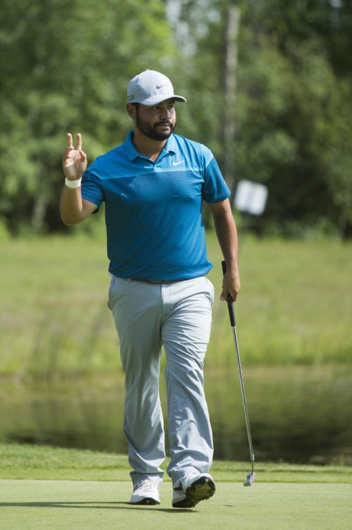 J.J. Spaun plays golf during the Players Cup at the Pine Ridge Golf Club on Saturday, July 11, 2015.   Mikaela MacKenzie / Winnipeg Free Press