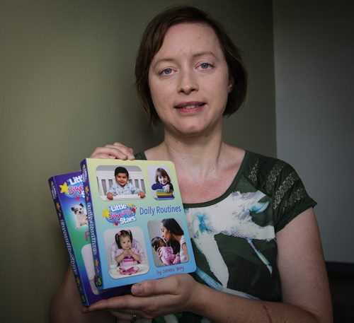 Serena Yong runs Little Signing Stars, a baby and toddler sign language course. Serena has published two books to help parents teach their kids sign language. 150713 - Monday, July 13, 2015 -  MIKE DEAL / WINNIPEG FREE PRESS
