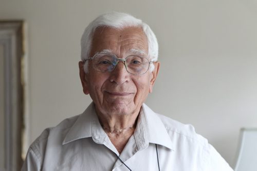 Portrait of 88-year-old Sam Kimelman and his wife Edith in their home in Tuxedo. Sam Kimelman is a holocaust survivor, whose family survived with the exception of the father. See Sinclair column. July 16,, 2015 Ruth Bonneville / Winnipeg Free Press