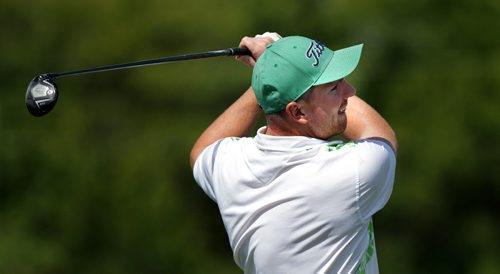 Eric Johnson at the Manitoba Amature on Bridges Golf Course Tuesday afternoon. See Story. July 21, 2015 - (Phil Hossack / Winnipeg Free Press)