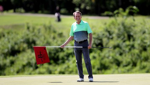 Larry Robinson, Bridges Golf Course Pro at Starbuck Mb, hopes to show off the course assets hosting the Mb Amature this week.. See Story. July 21, 2015 - (Phil Hossack / Winnipeg Free Press)