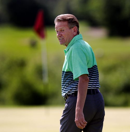 Larry Robinson, Bridges Golf Course Pro at Starbuck Mb, hopes to show off the course assets hosting the Mb Amature this week.. See Story. July 21, 2015 - (Phil Hossack / Winnipeg Free Press)