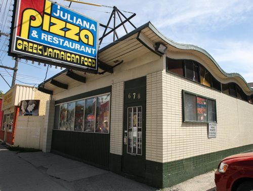 Juliana Pizza at 678 Ellice Avenue. Bill and Marrian Polsom have been running the restaurant for the last 11 years. 150722 - Wednesday, July 22, 2015 -  MIKE DEAL / WINNIPEG FREE PRESS