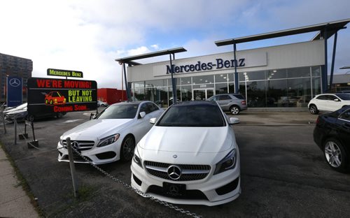 The soon to be former Mercedes-Benz Winnipeg location at 2554 Portage Ave. The Dealership has moved to 23 Rothwell Road, off Route 90.  Randy Turner story about the death of the stand-alone, family-owned dealerships that used to run along Portage and downtown. Wayne Glowacki / Winnipeg Free Press July 24 2015