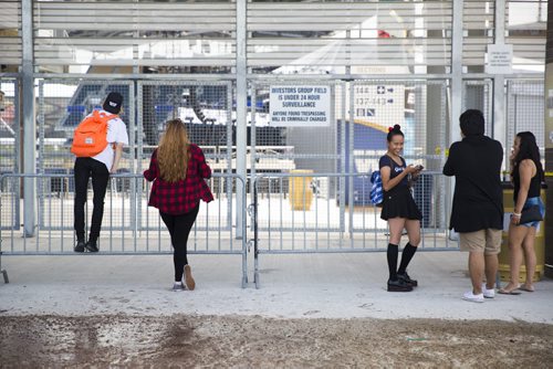 One direction fans line up four hours before the show at the Investors Group Field in Winnipeg on Friday, July 24, 2015.  Mikaela MacKenzie / Winnipeg Free Press