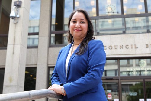 Portrait of Winnipeg City Counsellor Devi Sharma For a story on the representation of women at city hall, part of our ongoing coverage ahead of the Nellies in January. These are three of the four female councillors. July 24,, 2015 Ruth Bonneville / Winnipeg Free Press
