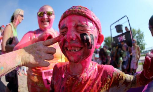 Colour Me Rad 5km run at the Red River Ex grounds, Saturday, July 25, 2015. (TREVOR HAGAN/WINNIPEG FREE PRESS)